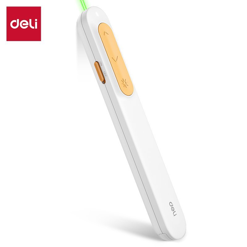 ديلي جهاز ليزر - ضوء أخضر - A-USB&C - تحكم 100 متر - أبيض - G-ES002