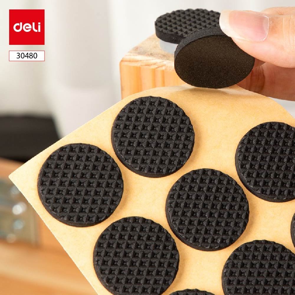 ديلي لواصق حماية أثاث دائرية - قطر 2.8 سم - سماكة 4 مم - أسود - E30480