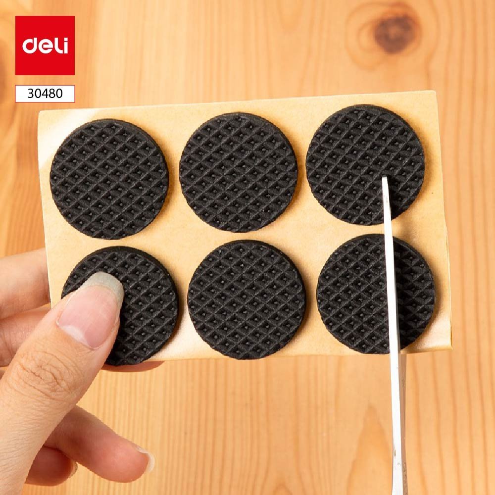 ديلي لواصق حماية أثاث دائرية - قطر 2.8 سم - سماكة 4 مم - أسود - E30480