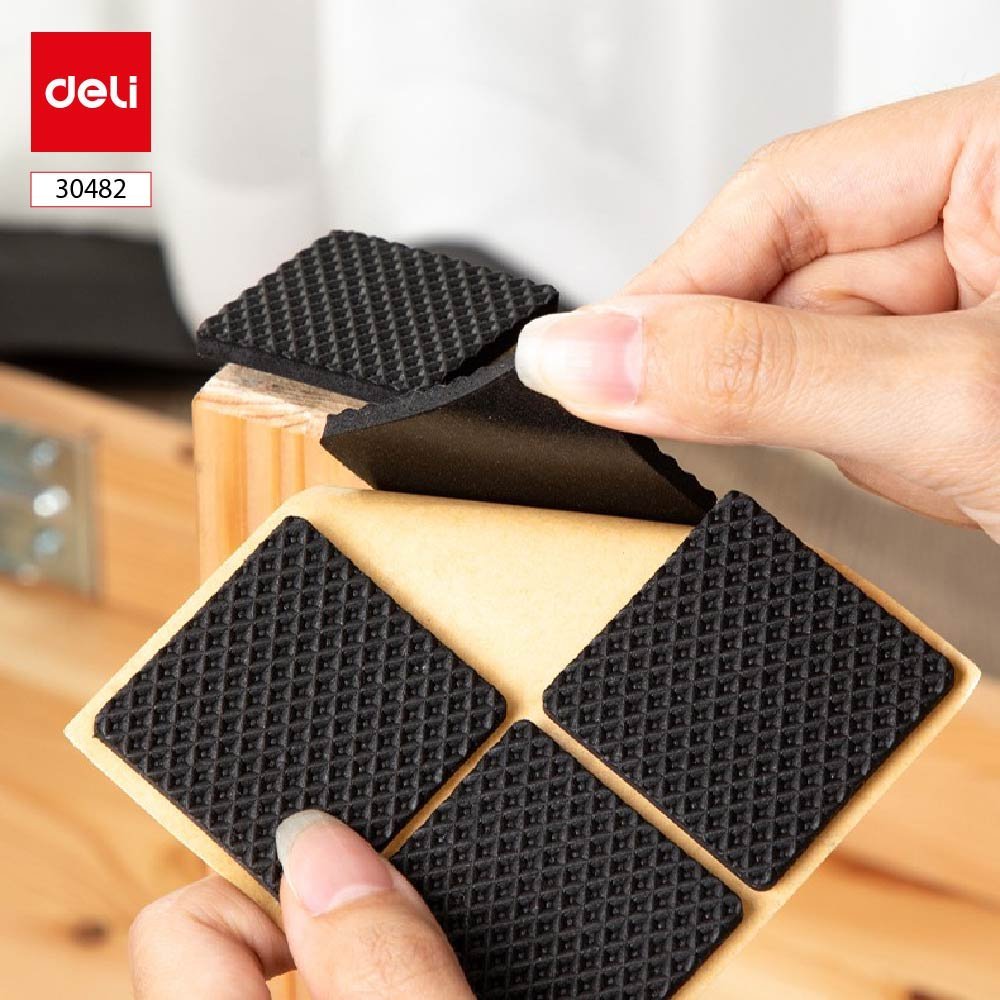 ديلي لواصق حماية أثاث - قياس 4*4 سم - سماكة 4 مم - أسود - E30482