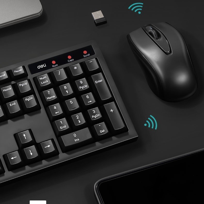 ديلي مجموعة لوحة مفاتيح لاسلكية + ماوس - 3729ES