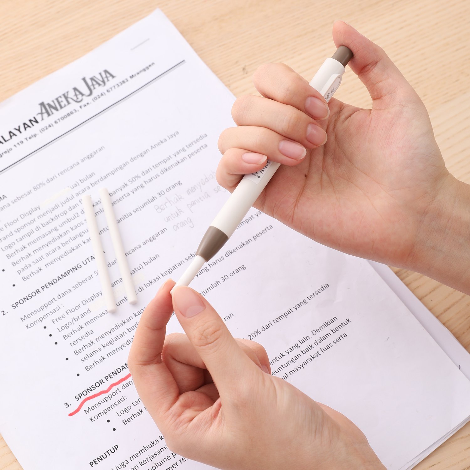 ديلي ممحاة قلم - قياس 22*130 مم - ألوان مختلفة - EH01800