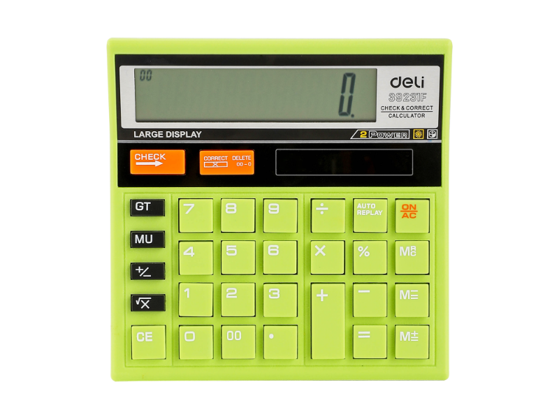 ديلي الة حاسبة مكتبية 12 خانة لون كيوي E39231F