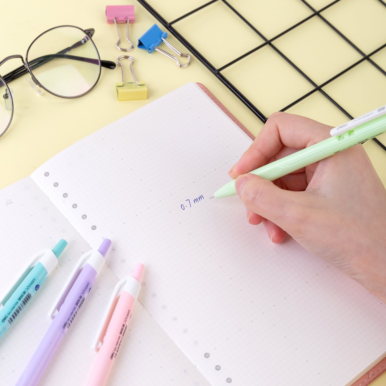 ديلي قلم حبر جل كباس - ازرق EQ03236