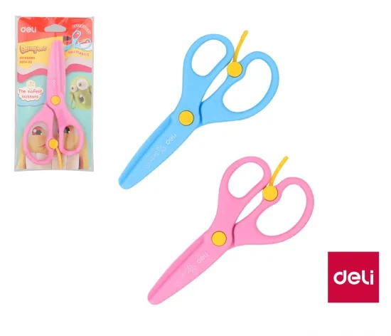 ديلي مقص بلاستيك مدرسي للأطفال - 130سم-ملون- ED60402