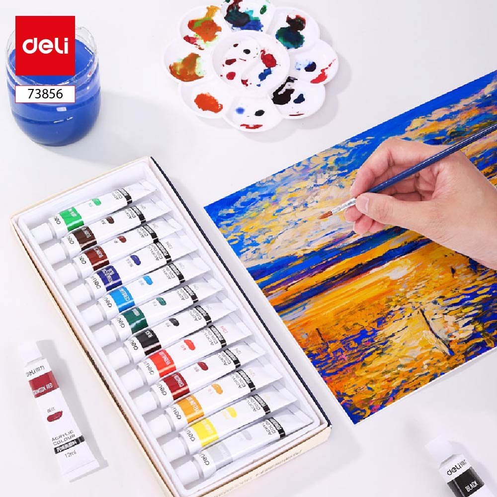 ديلي عصارة تلوين أكريليك - 5 مل - 12 لون - E73856