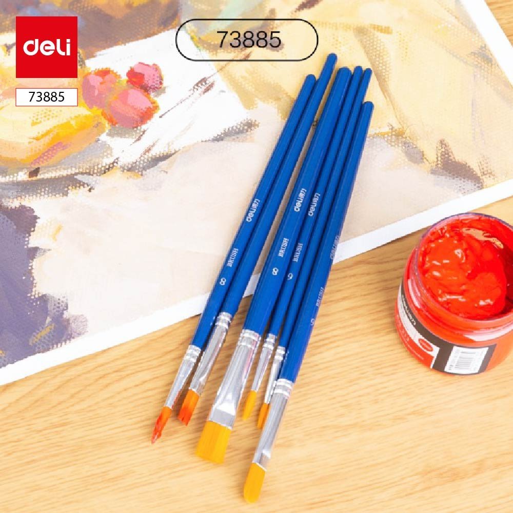 ديلي مجموعة فرشاة ألوان مائية - رأس مستدير - أزرق - E73885