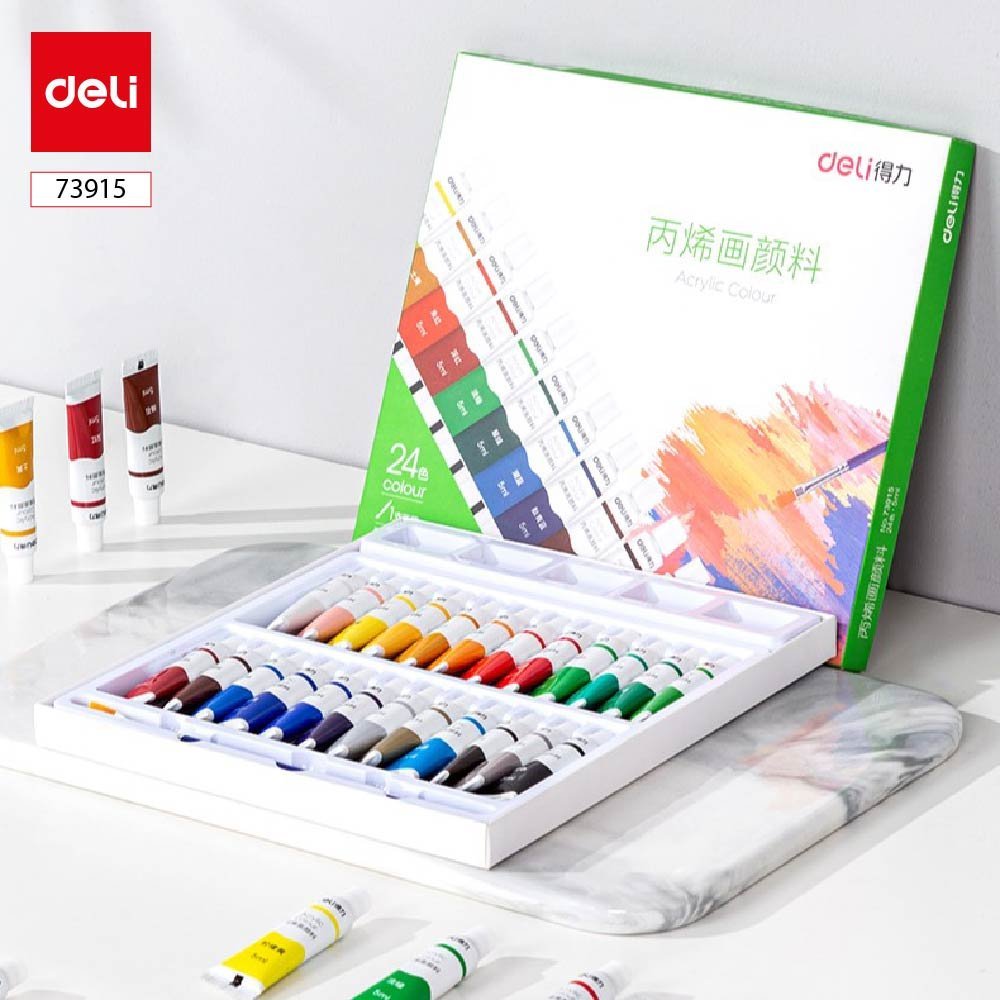 ديلي عصارة تلوين أكريليك - 5 مل - 24 لون - E73915