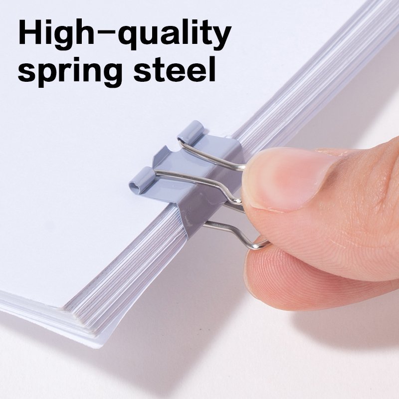 ديلي ملقط ورق - نمرة 6 - 15 مم -أحمر الأصفر الأخضر الأزرق - E8556C