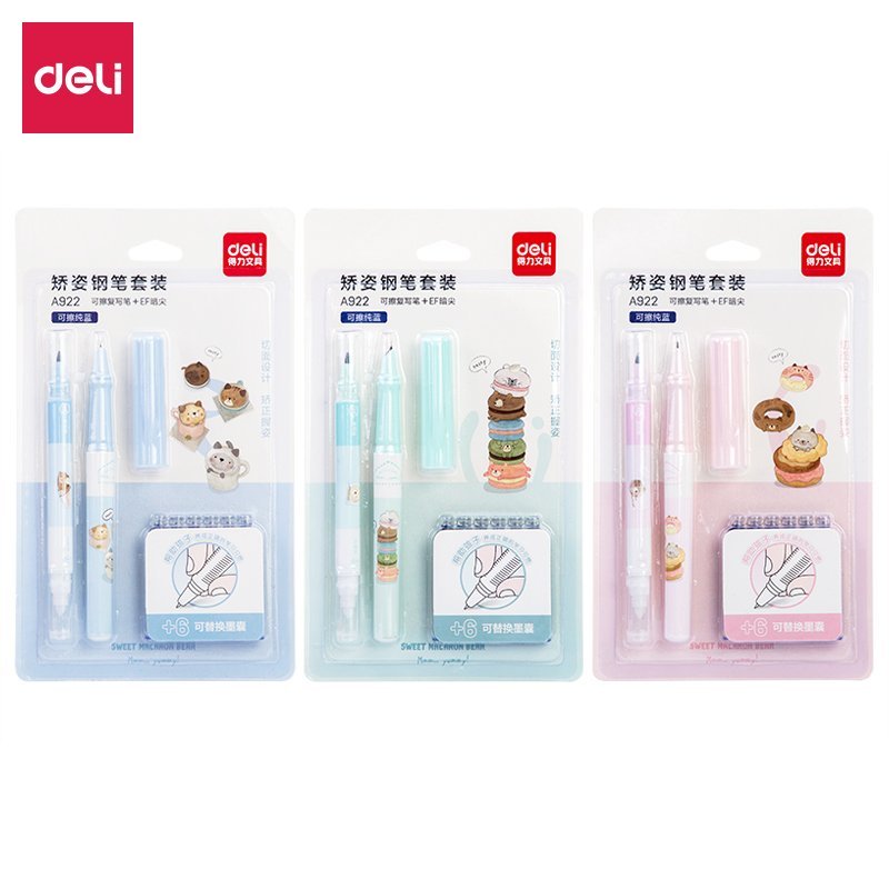 A922 (7) ديلي قلم حبر جل رأس إبرة ( 0.3/0.45 مم) - رسومات أطفال - 0.3/0.45 مم - أزرق - A922