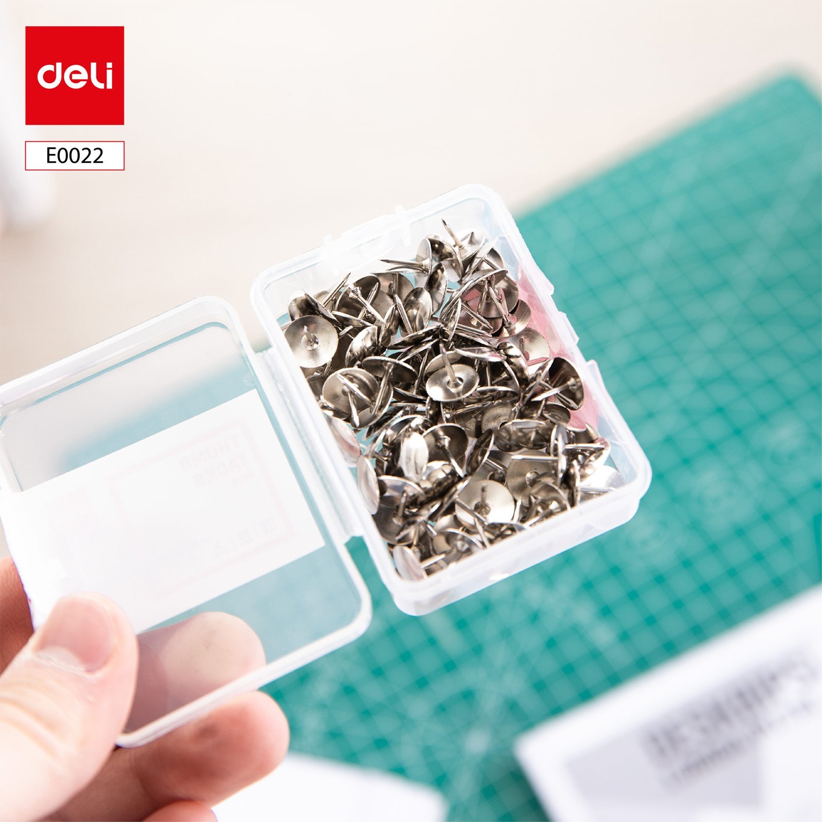 ديلي مسامير كبس - نمرة 3 - 10 مم - فضي -E0022