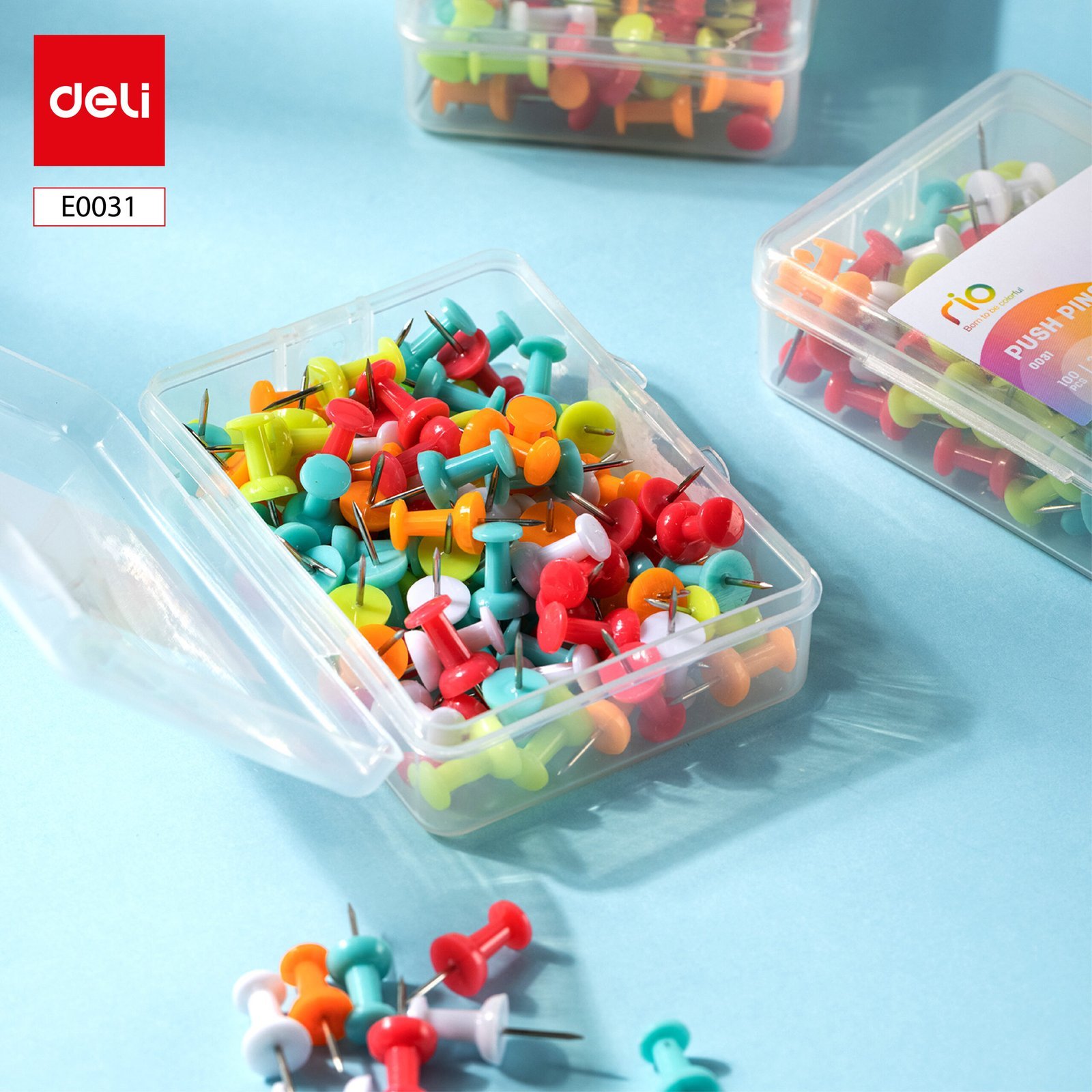 ديلي دبوس تثبيت بمقبض - 23 مم - ألوان مختلفة -E0031