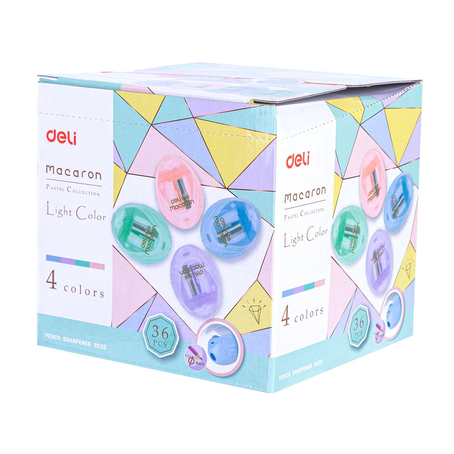 مبراة خزان بألوان باستل