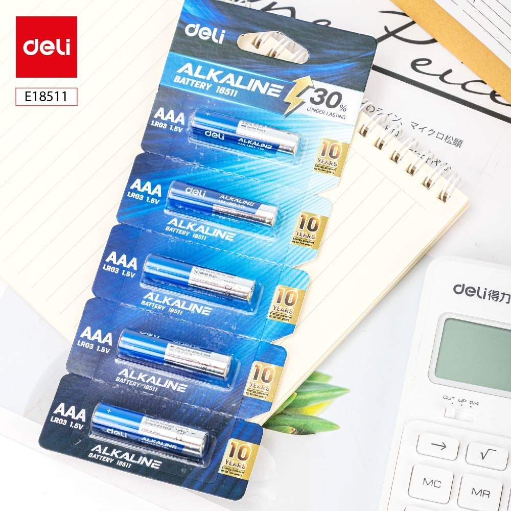 ديلي بطارية AAA ألكالاين - 5 قطع - E18511
