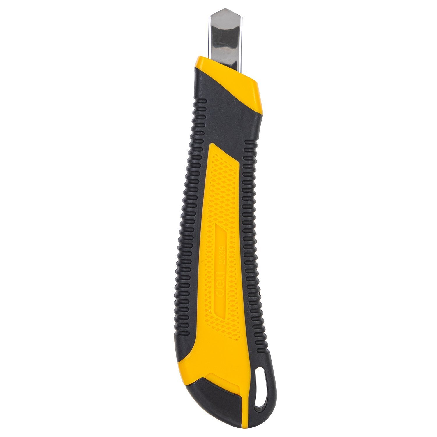 ديلي مشرط بلاستيك سكة معدن عريض قبضة مطاط - قفل تلقائي - E2039