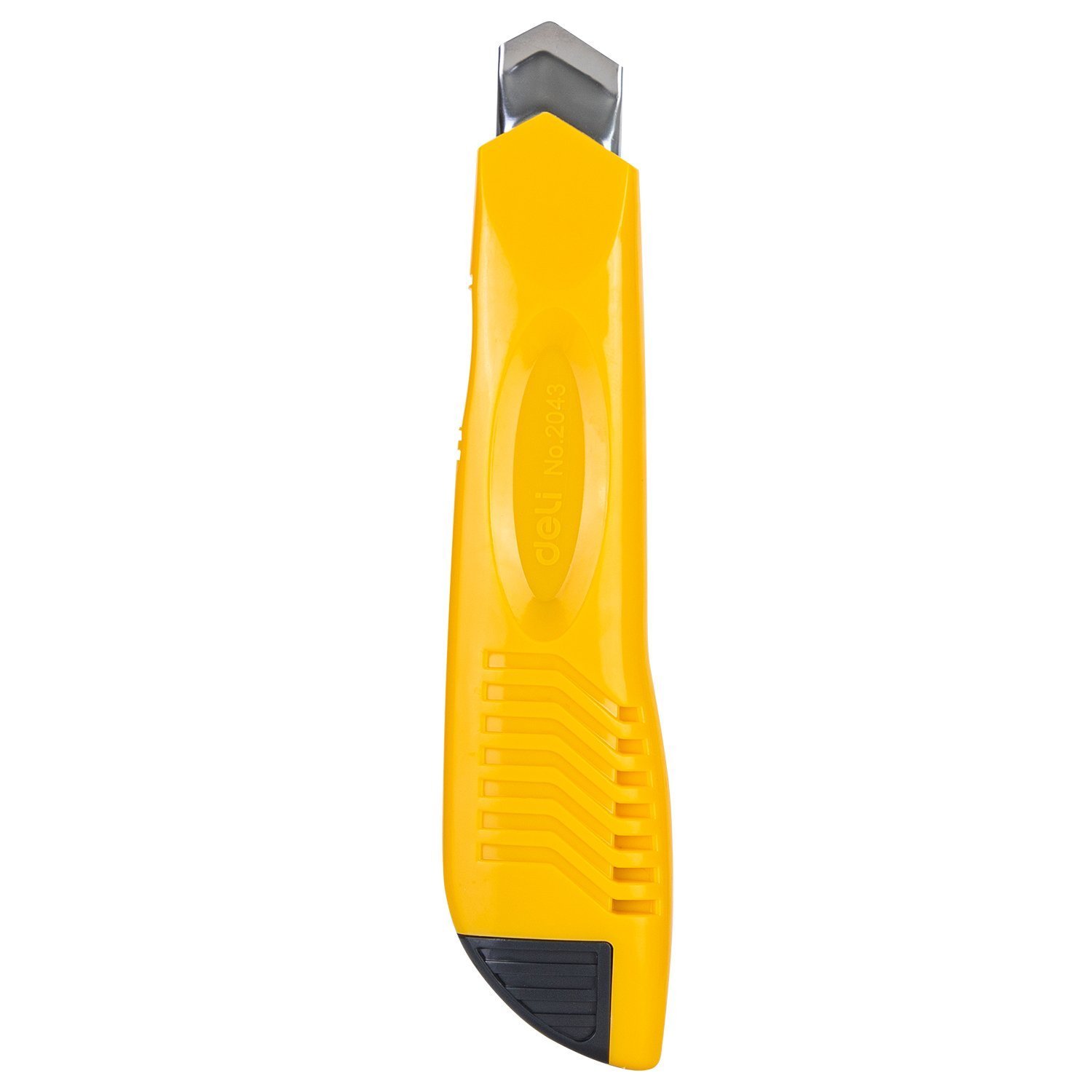 ديلي مشرط بلاستيك سكة معدن -قفل برغي -نسلة 8 راس- اصفر - E2043