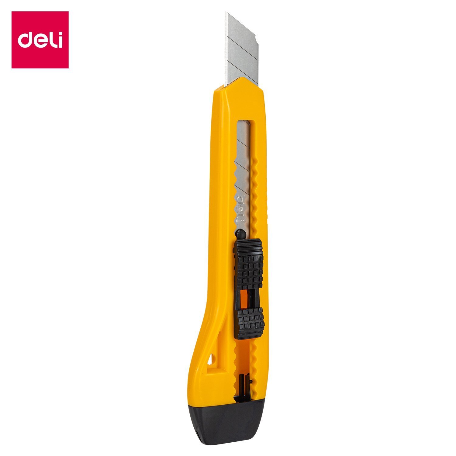 ديلي مشرط بلاستيك بقفل عريض -نسلة 8 راس - اصفر - E2061