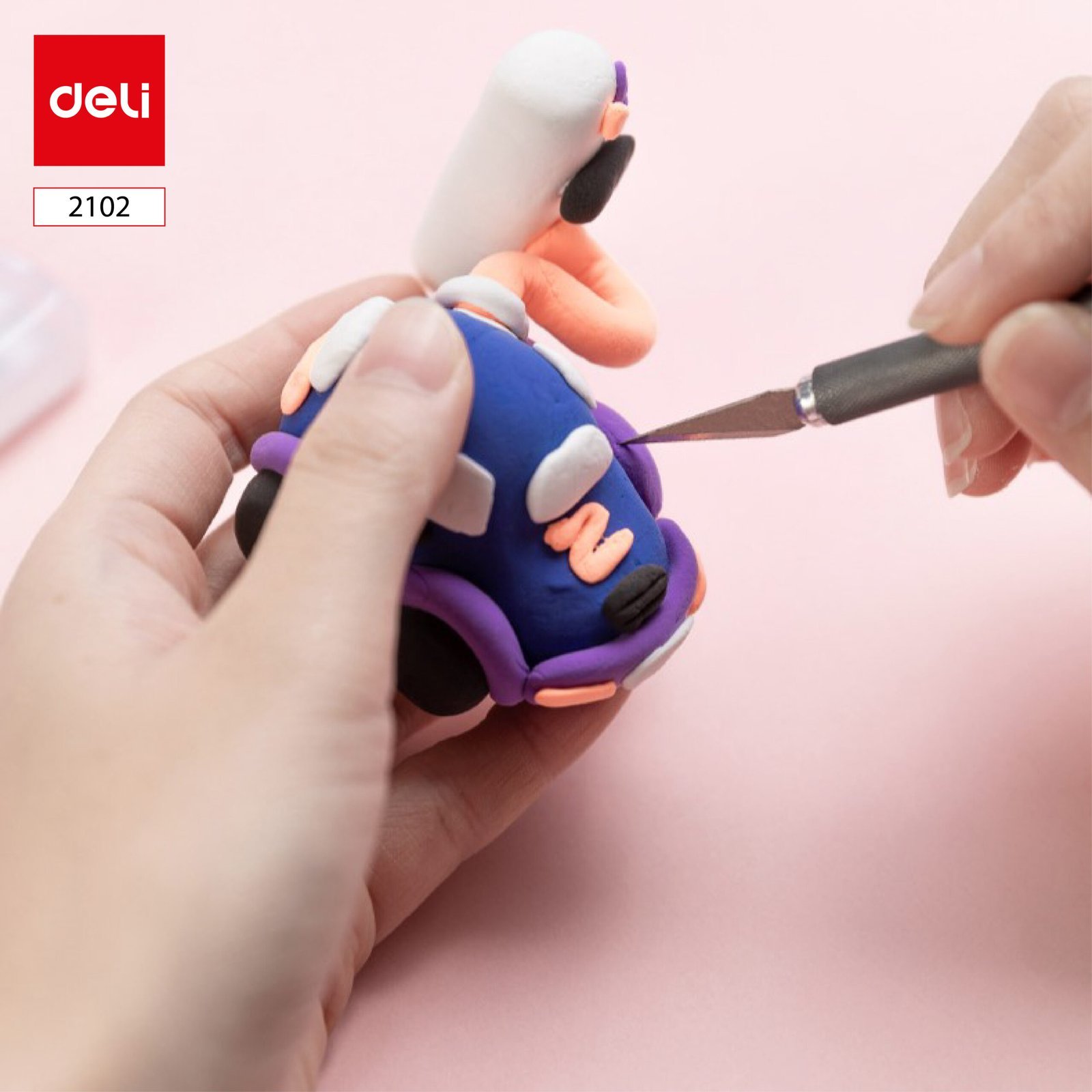 ديلي مشرط قلم - الطول : 148 مم ، 10 شفرات -فضي ، رمادي - 2102