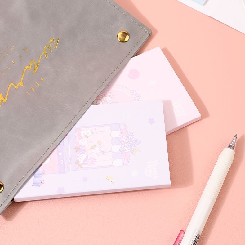 ديلي ملاحظات لاصقة - قياس 114*71 مم - 120 صفحات - 80 g - ألوان مختلفة - E21597