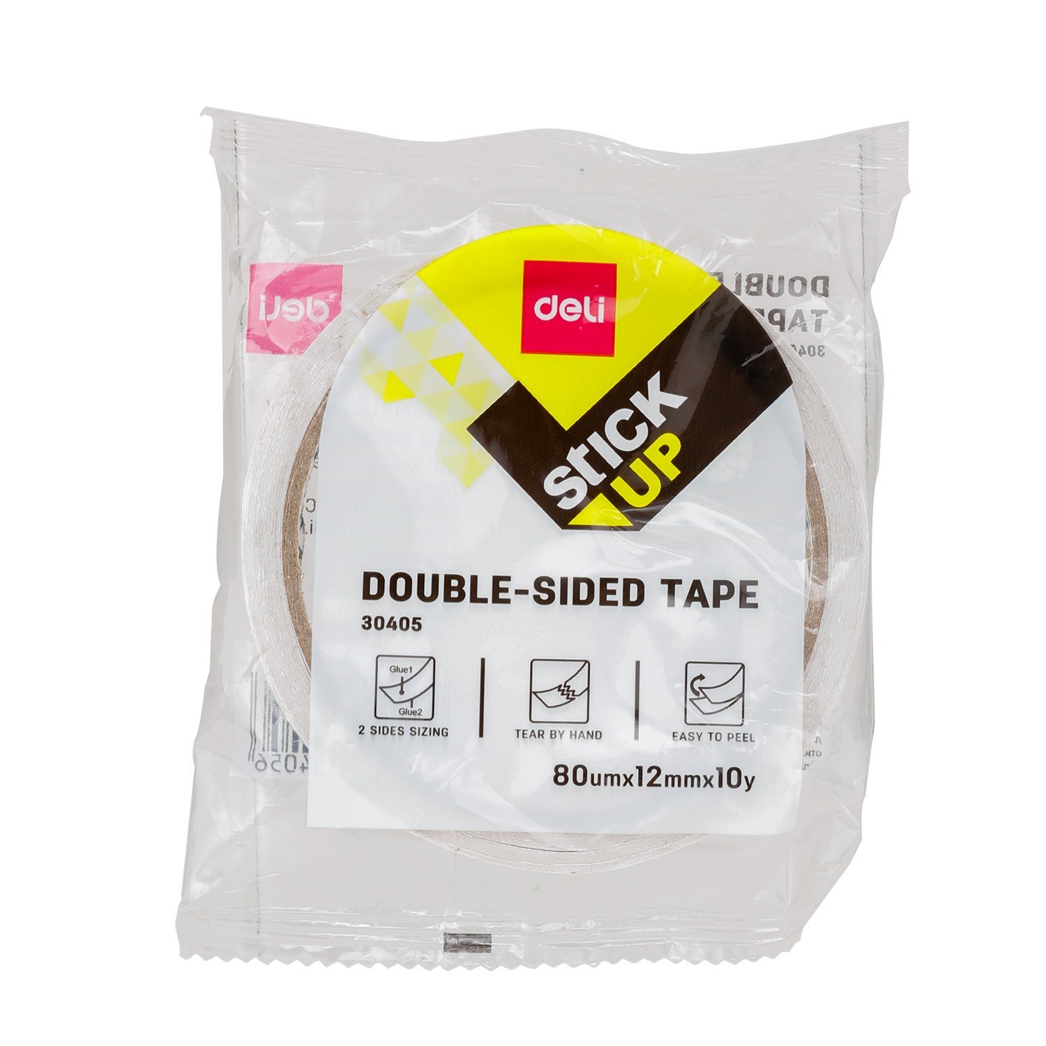 ديلي لاصق دبل فيس ابيض 10 يارد 18مم E30405