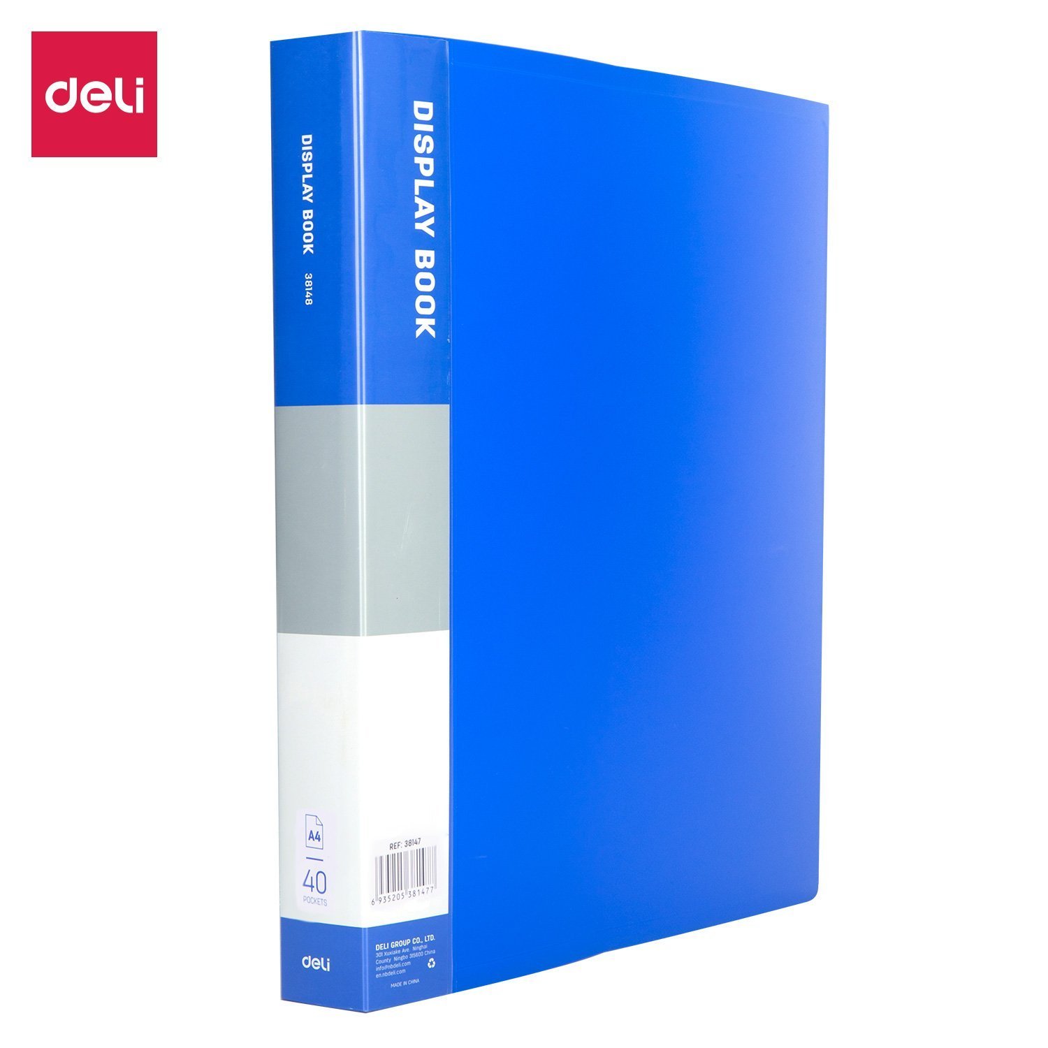 ديلي مصنف كتاب صناعي 40 صفحة 4-A- أسود وازرق - E38147