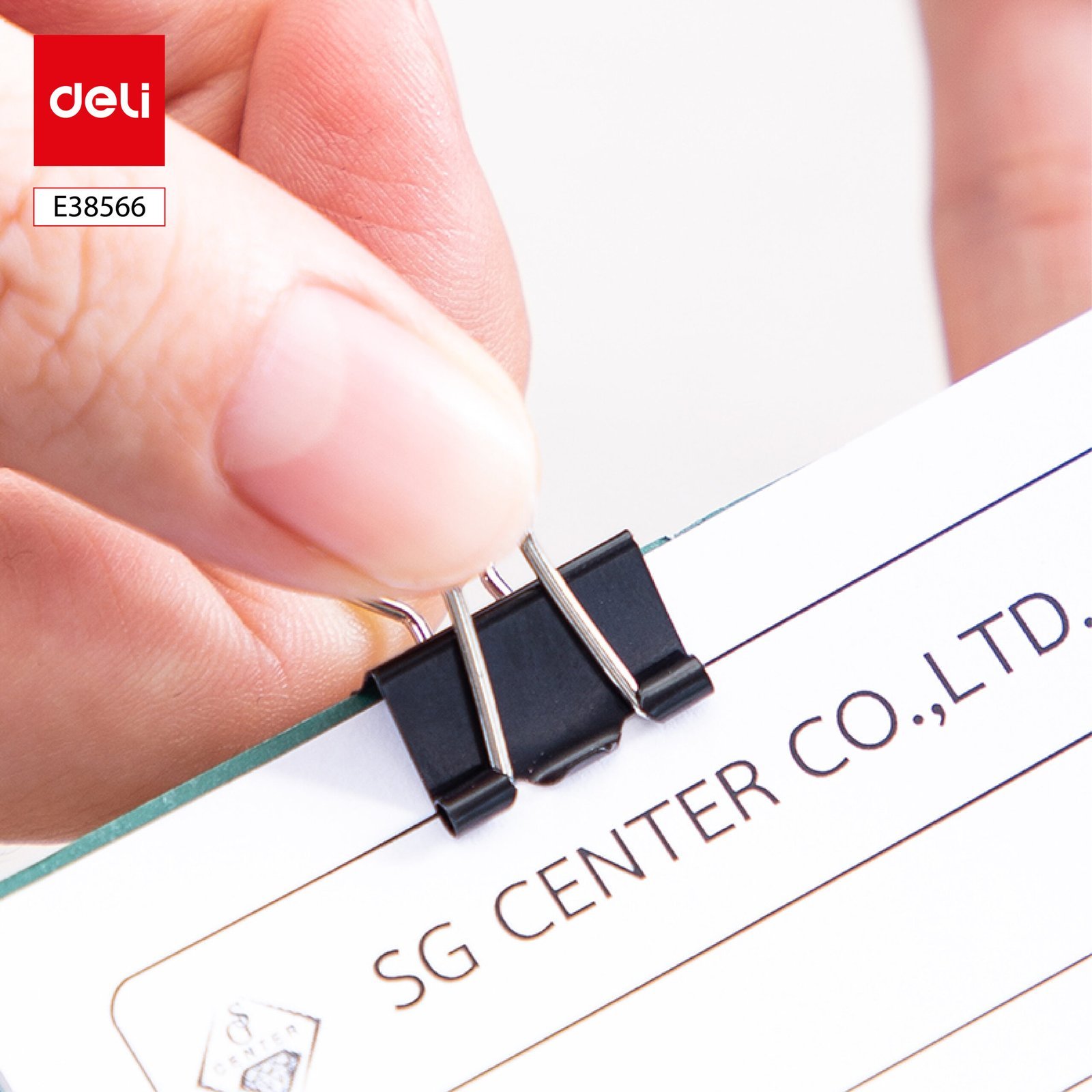 ديلي ملقط ورق 15مم اسود E38566