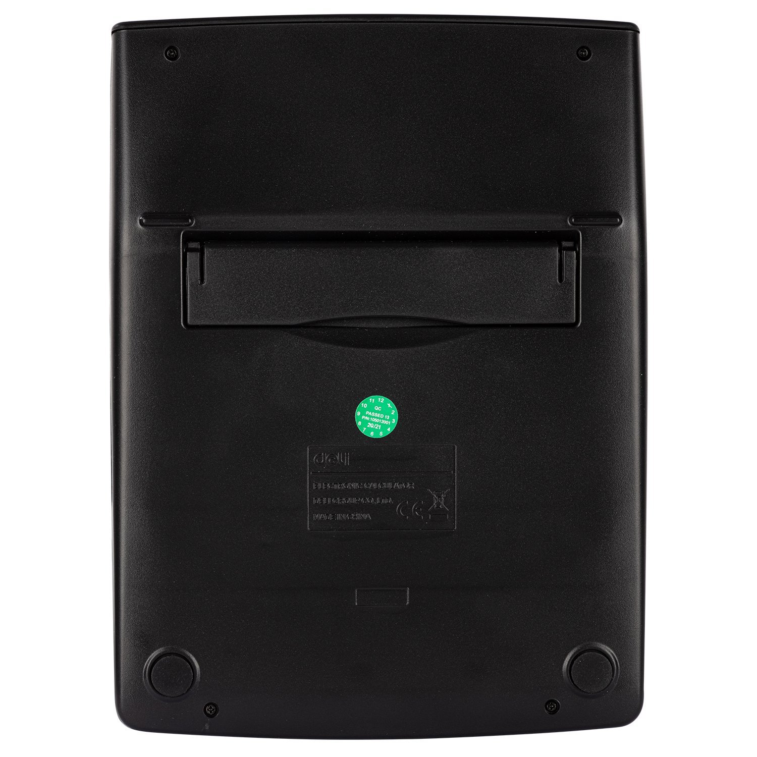 ديلي الة حاسبة مكتبية -واجهة معدن فضي -زر مراجعة16 -خانة -E39265