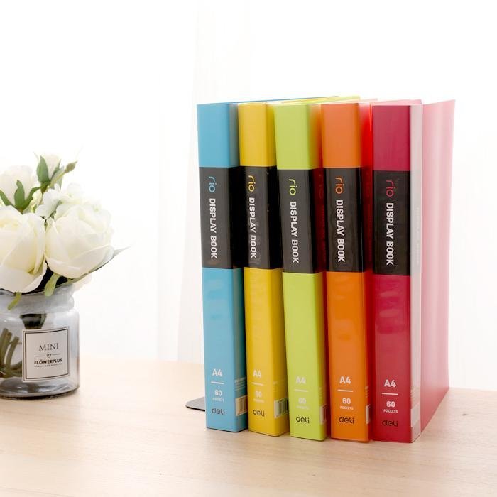 ديلي مصنف كتاب - 60 صفحة - قياس - A4 ألوان تيون / أزرق / أحمر / أخضر أصفر برتقالي) - E5035
