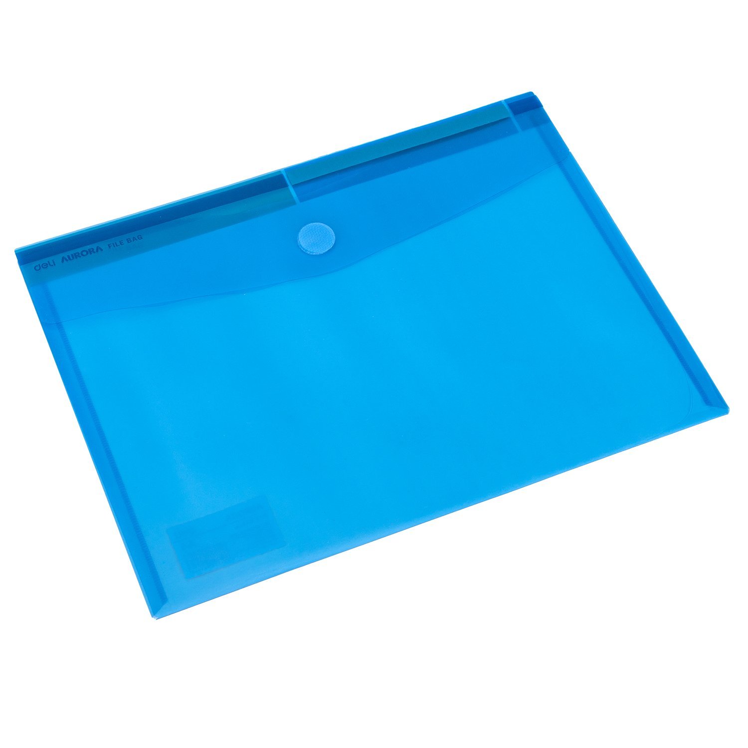 ديلي مصنف كبسة - قياس - A4 / أزرق / شفاف أصفر E5504