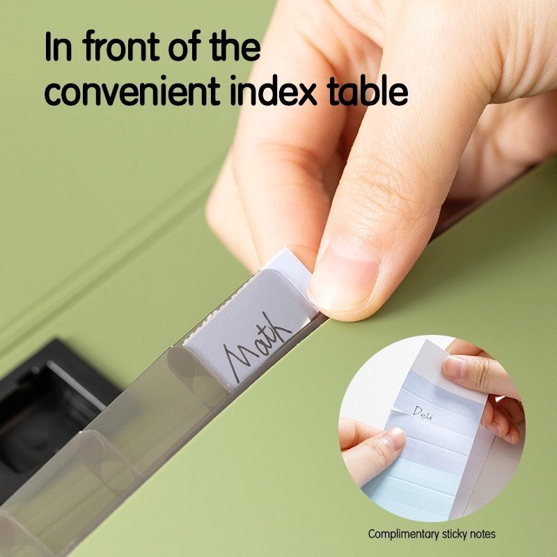 ديلي مصنف حقيبة 13 قسم - قياس 4A - مع مسكة - إغلاق بقفل - ( برتقالي - اخضر - بترولي - زيتي ) - E5557