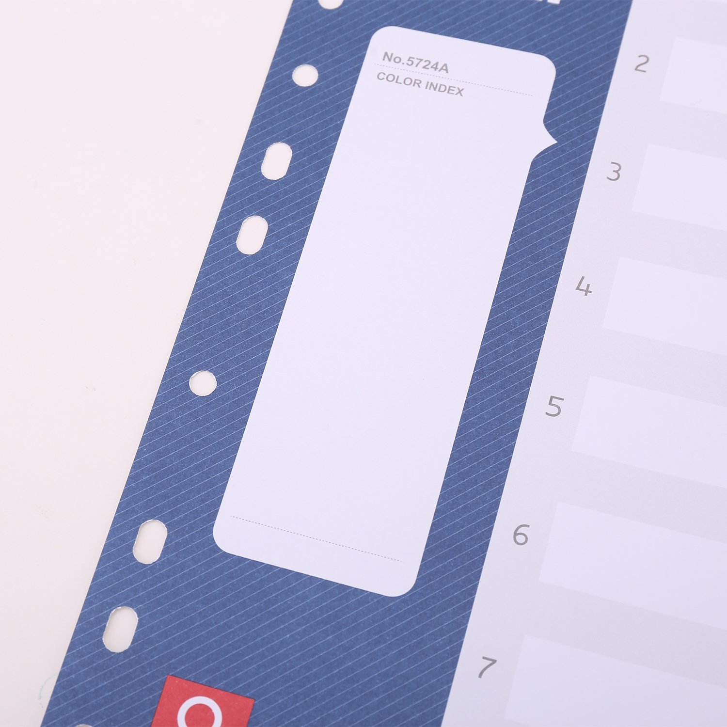 ديلي أطباق فواصل وفهرسة مصنف - 10 فاصل -قياس - A4 ملون - E5724A