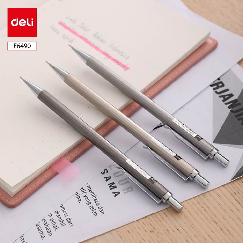 ديلي قلم رصاص كباس - 0.5 مم - بدن معدن ألوان مختلفة - E6490