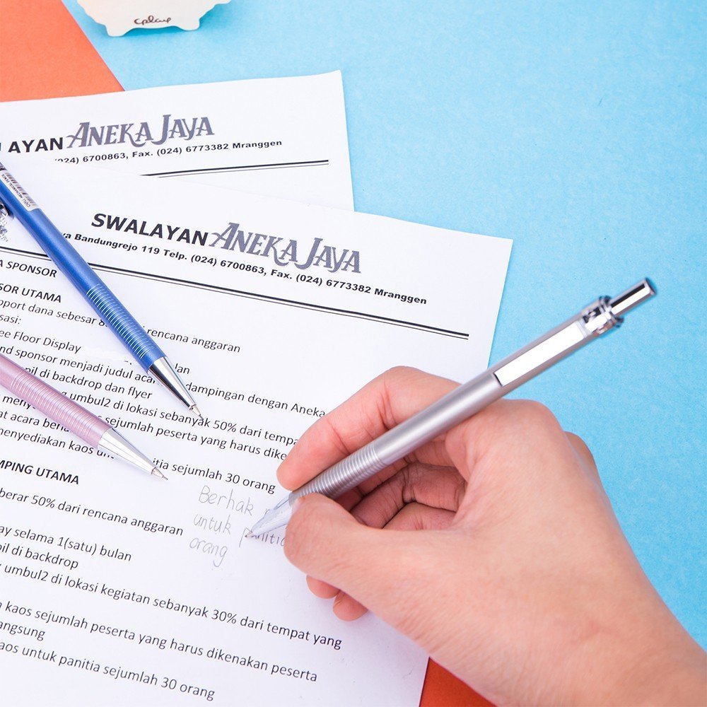 ديلي قلم رصاص كباس بدن معدن ملون - E6492