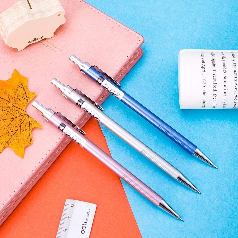 ديلي قلم رصاص كباس بدن معدن ملون - E6492