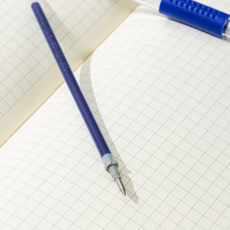 ديلي قلم حبر جل بدن شفاف, أسود - E6600S