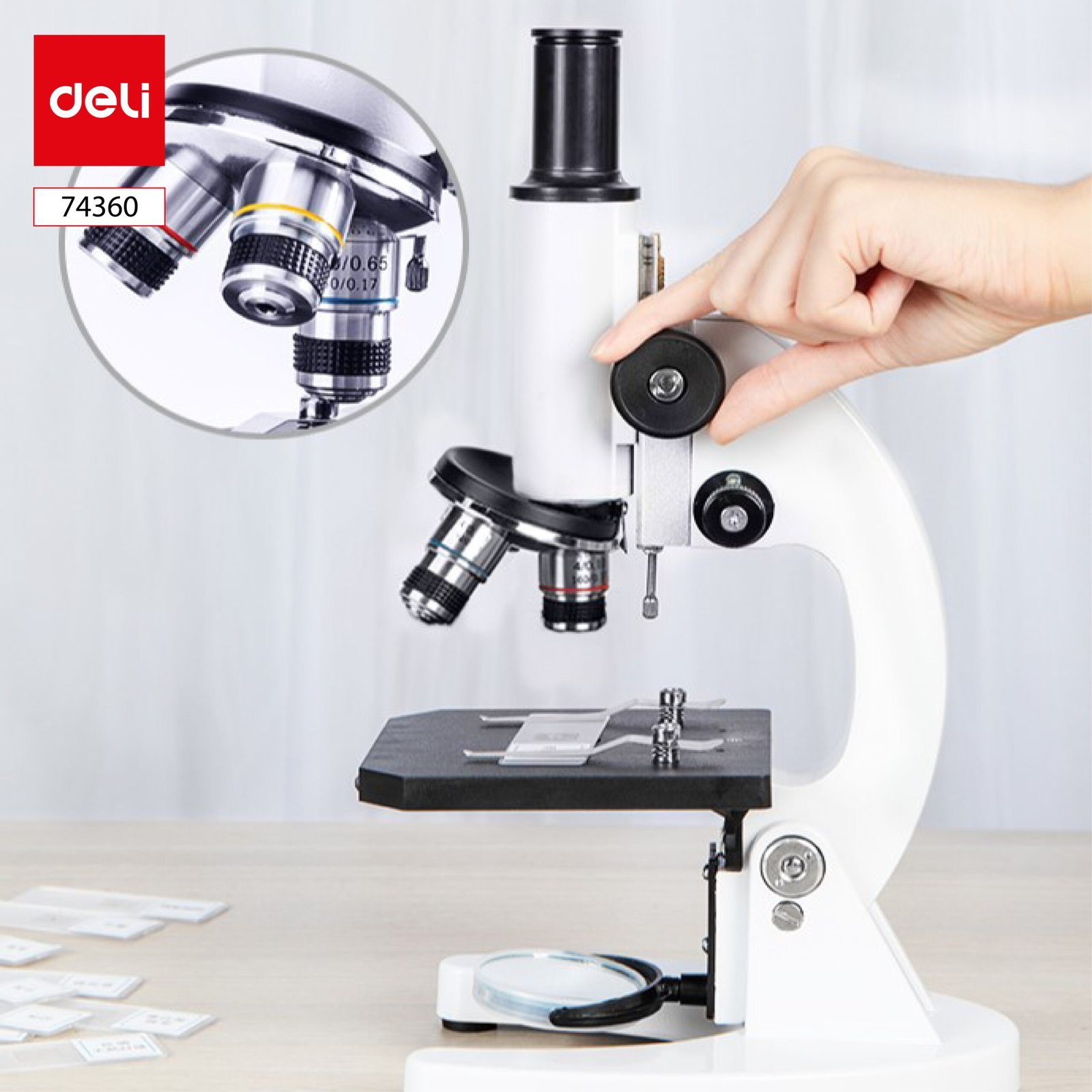 ديلي مجهر علمي - للأطفال - فضي - 74360