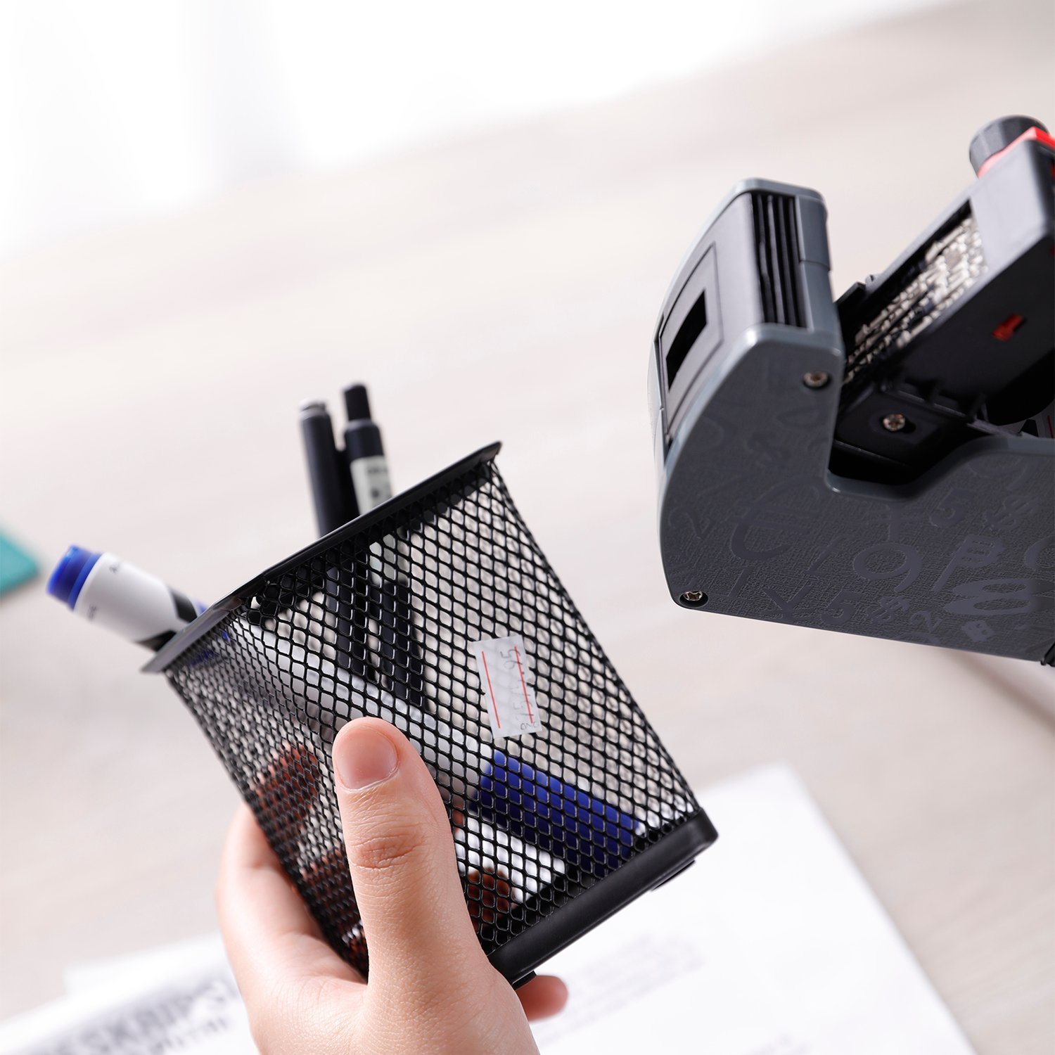 ديلي مسدس تسعير - 8 خانات - رمادي - E7504