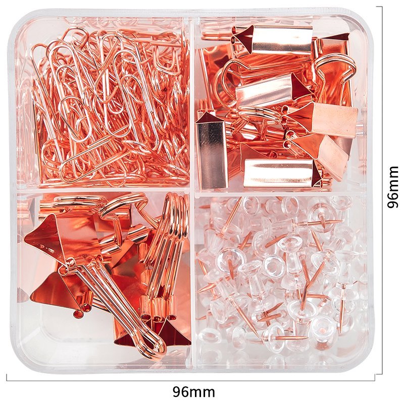 ديلي مجموعة تنظيم مكتب - مشبك ، ديوس ، ملقط -ذهبي- 78551