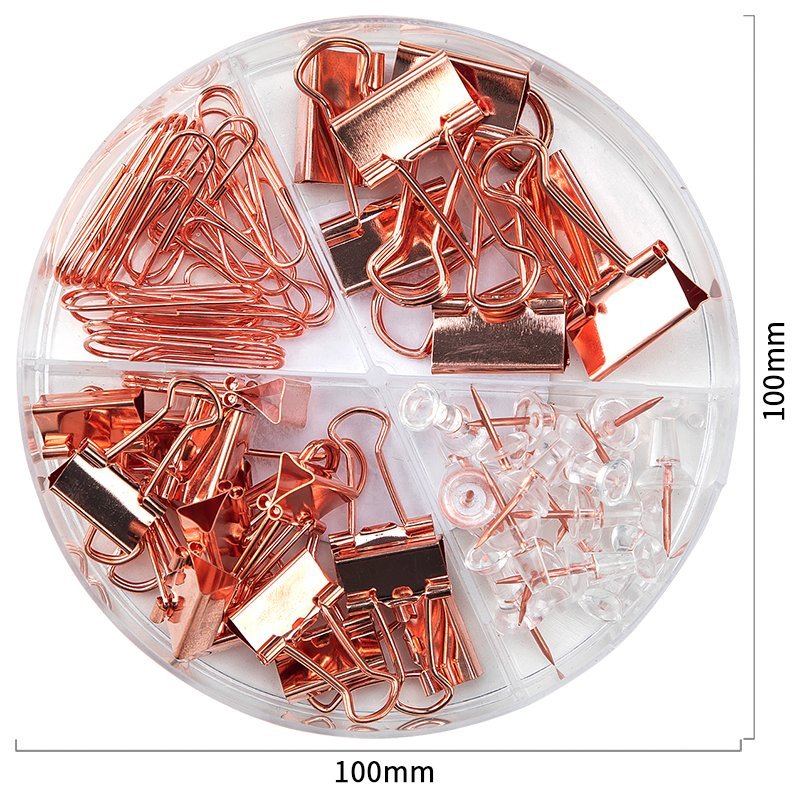 ديلي ملقط ورق - نمرة 3 - 32 مم -أحمر أصفر أخضر أزرق - E8553C