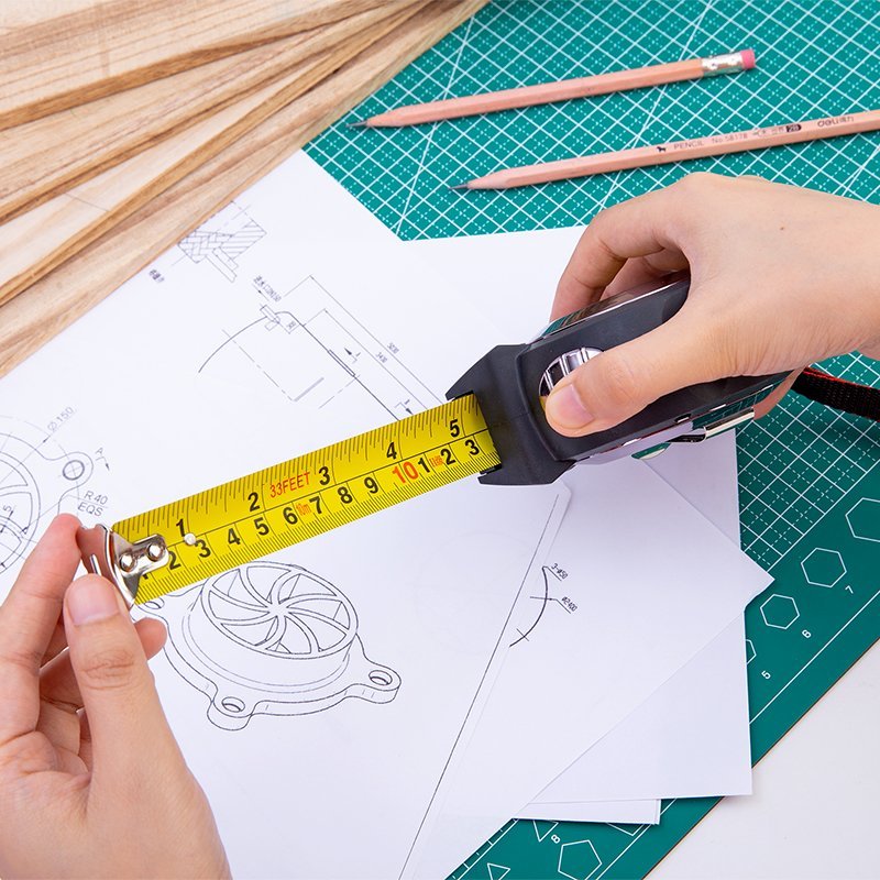 ديلي شريط قياس - 10 أمتار - رمادي - 79553