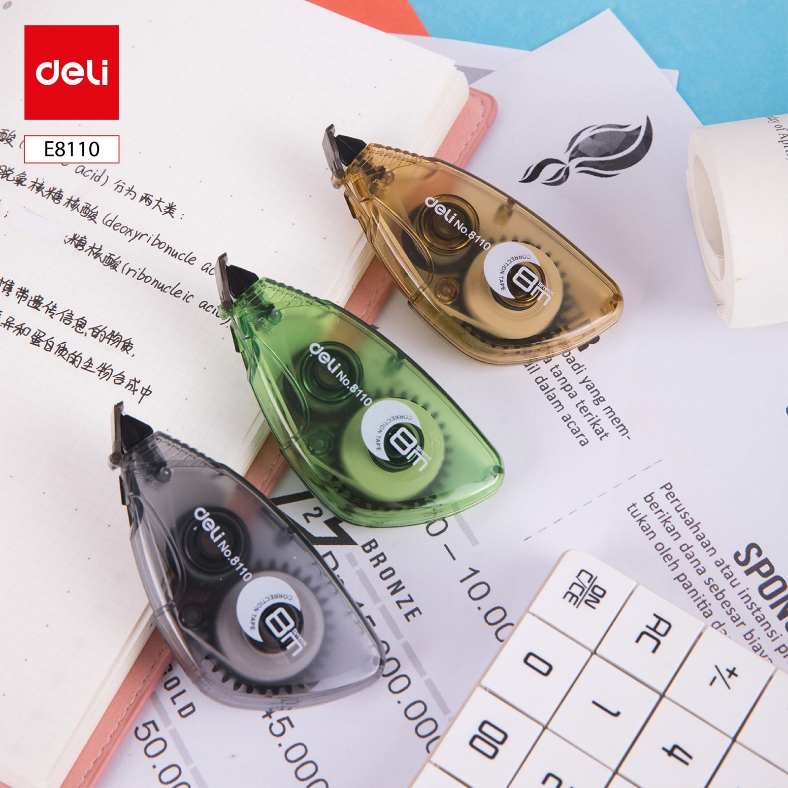 ديلي شريط تصحيح شريط تصحيح5مم8-م- شفاف ملون- E8110