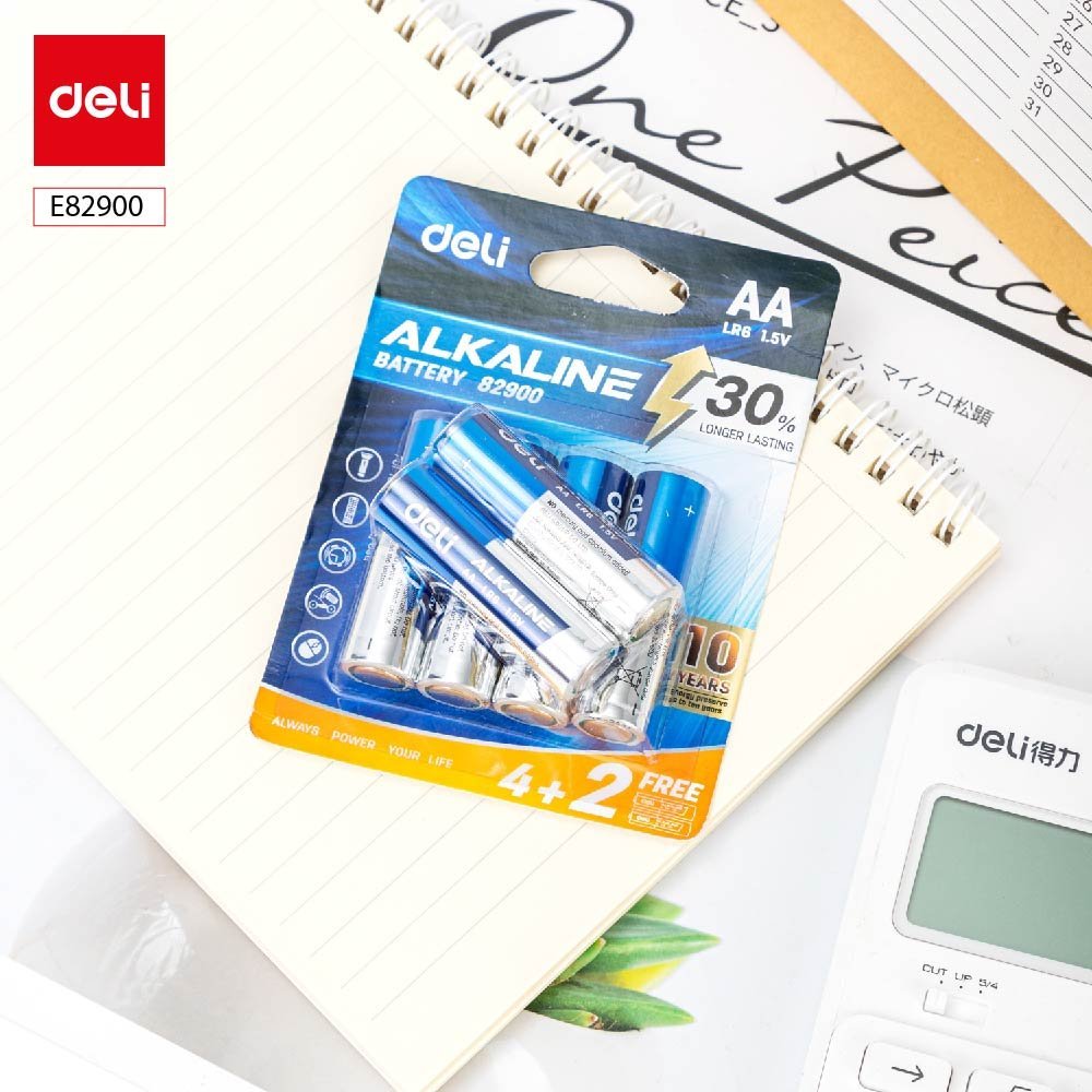 ديلي بطارية AA ألكالاين - 4+2 قطعة - E82900