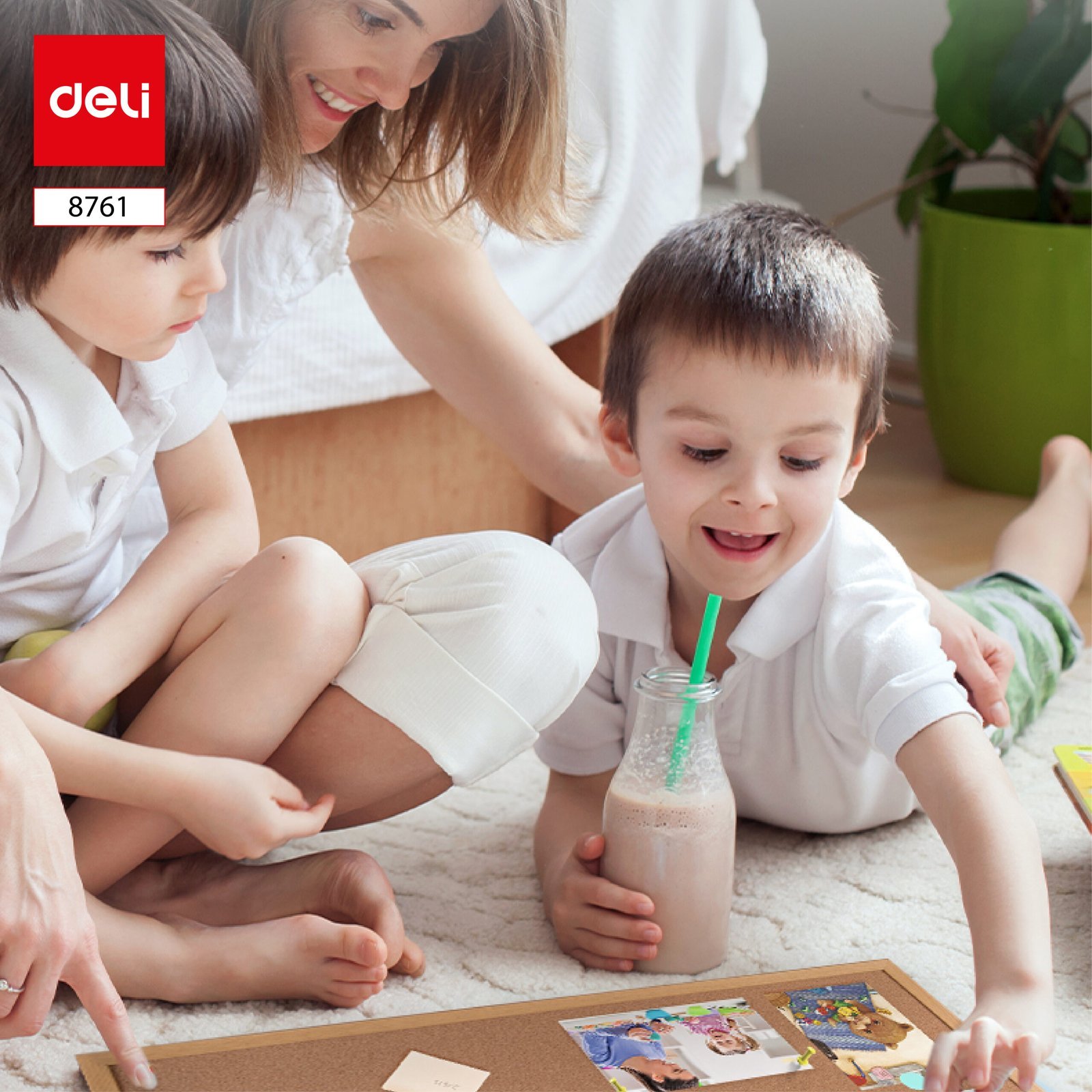 E8761 (5) ديلي لوح تعليق - 30*40 سم - لون خشبي - 8761