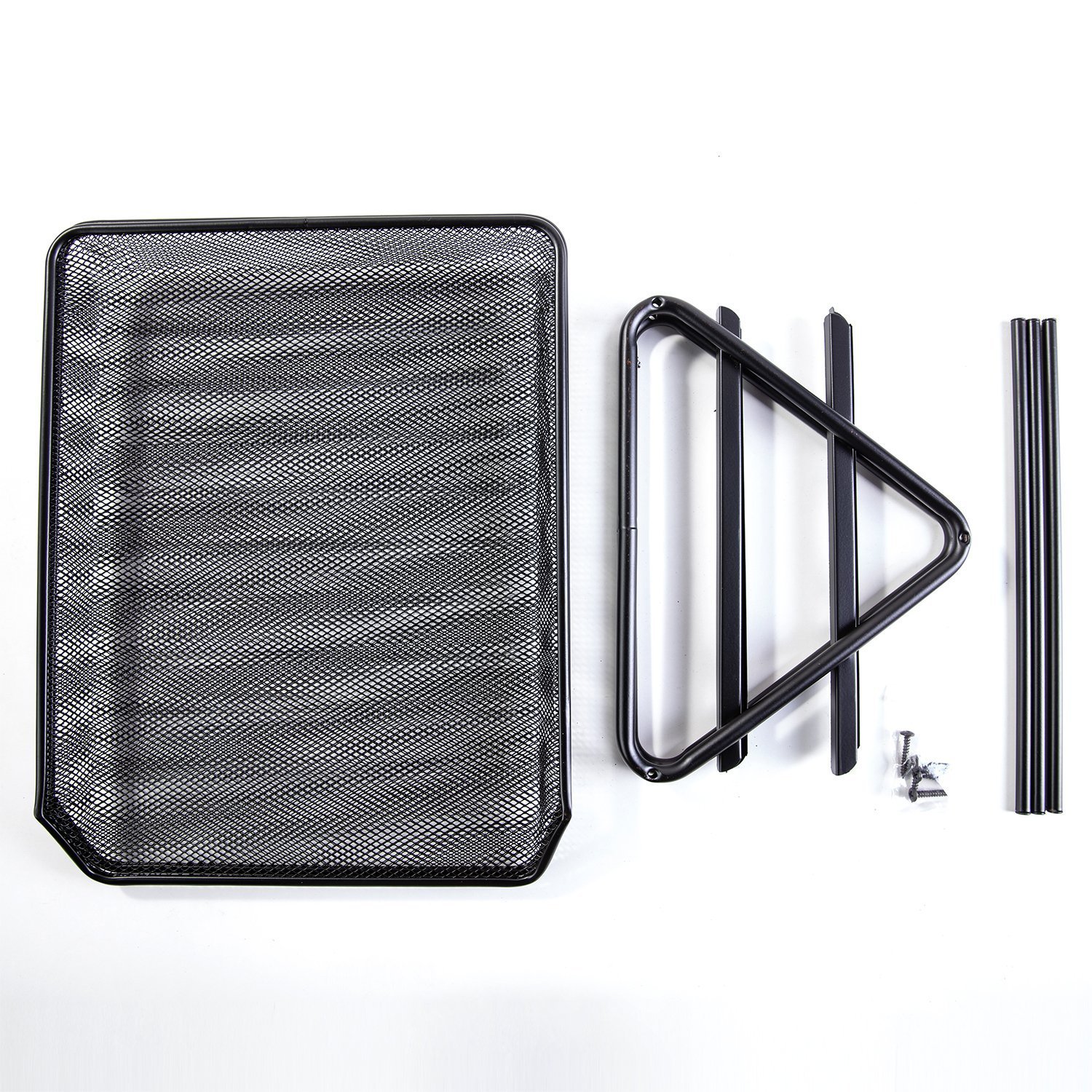 ديلي ستاند تصنيف رفوف شبك - 2 رف - 350*274*185 مم - أسود -E9183