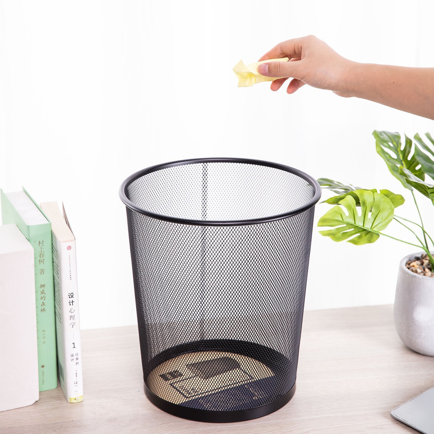 ديلي سلة مهملات شبك - 266*218*280 مم -أسود - E9190