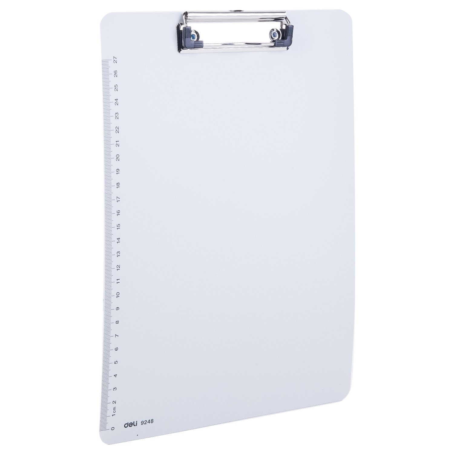ديلي مسند ورق بلاستيك - مسطر - علاقة معدن -قياس - A4 أبيض - E9248