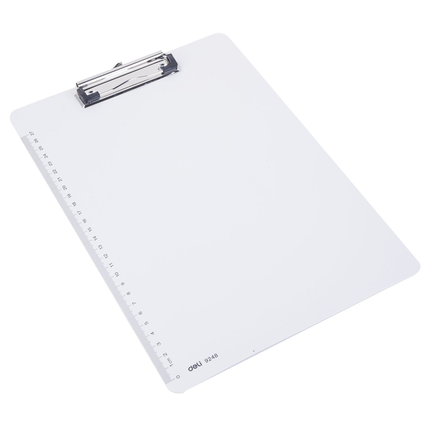 ديلي مسند ورق بلاستيك - مسطر - علاقة معدن -قياس - A4 أبيض - E9248