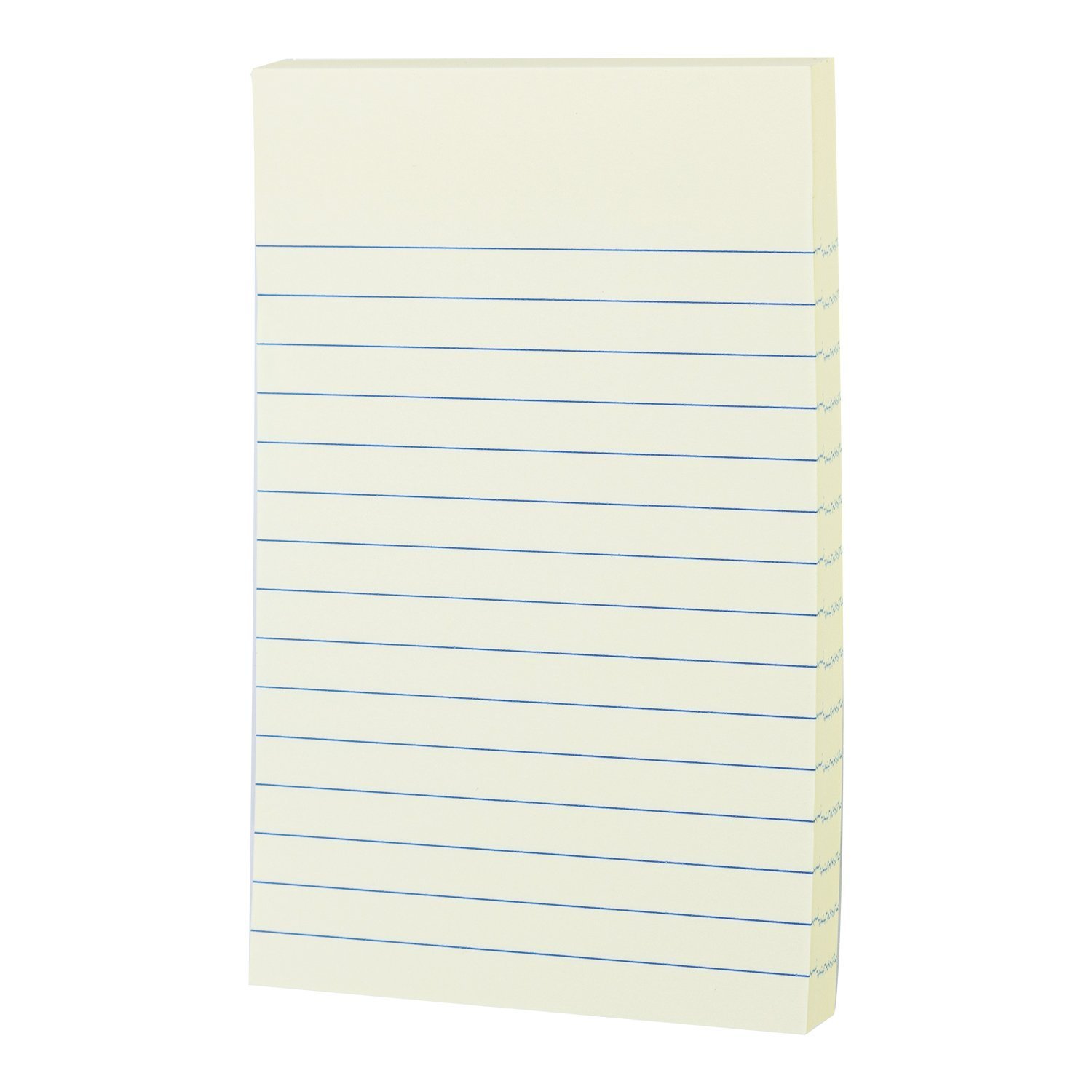 ديلي ورق ملاحظات مسطر طولي 100 طبق اصفر - EA00752