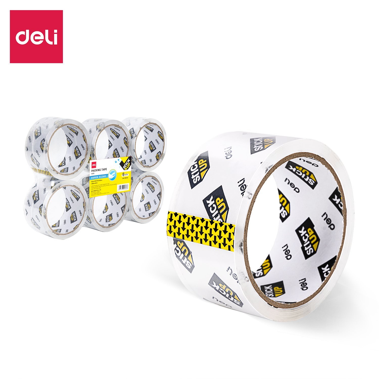 ديلي بكرة شريط لاصق 36.6 متر - شفاف عريض 48 مم - سماكة 45 ميكرون - EA320