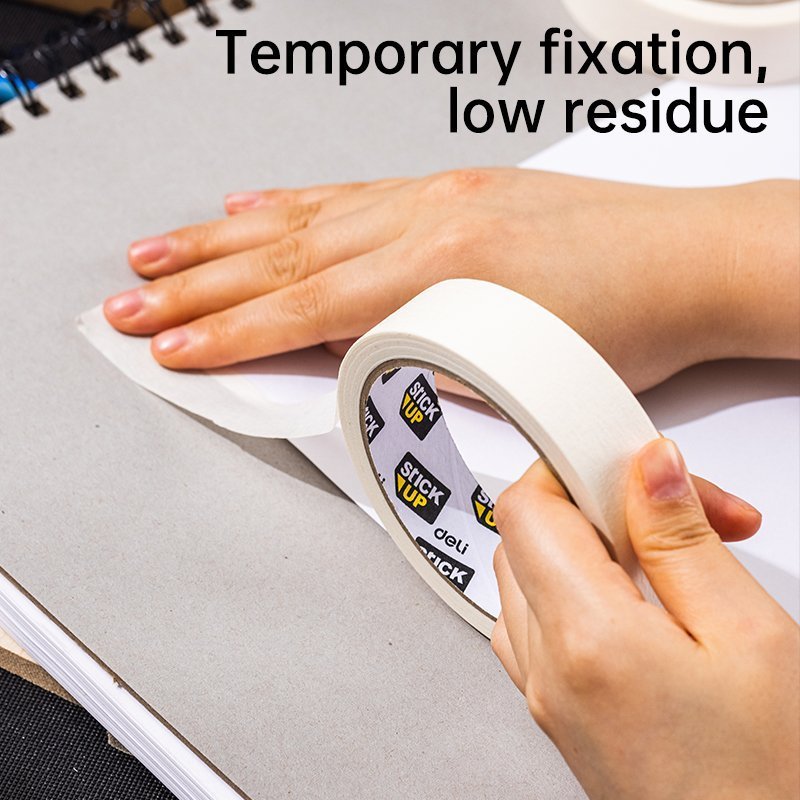 ديلي بكرة شريط لاصق مكرنش 20 بارد - ورق - عرض 24 مم - أبيض - EA405